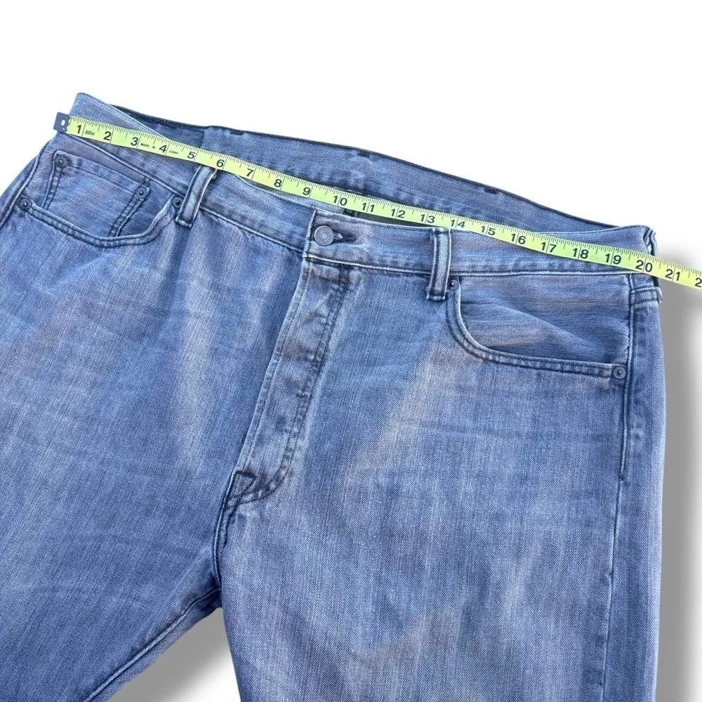 Levi’s 501 Men’s Button Fly Jeans GRAY Denim Straight Leg 40 X 30